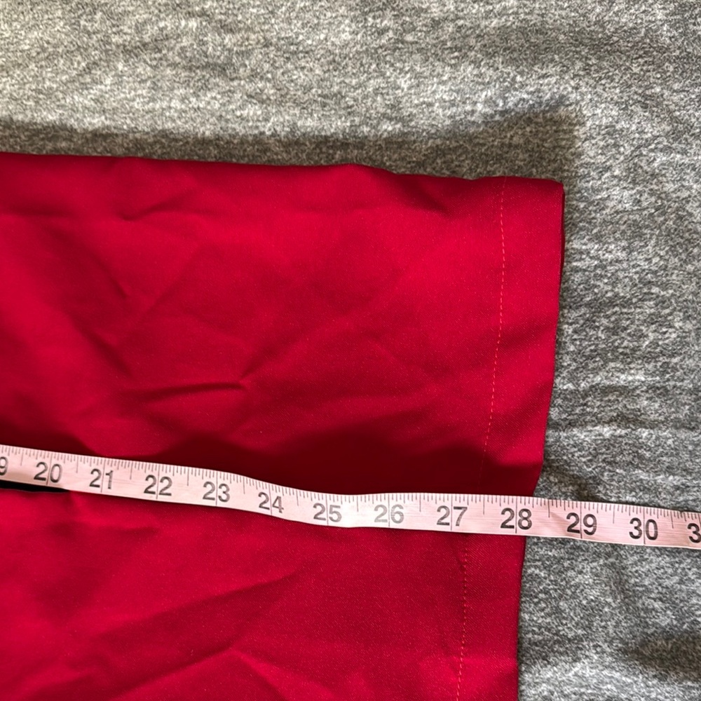 Chochie Casuals Red Bowling Shirt with Martini Embroidery Men’s XL - Picture 9 of 10